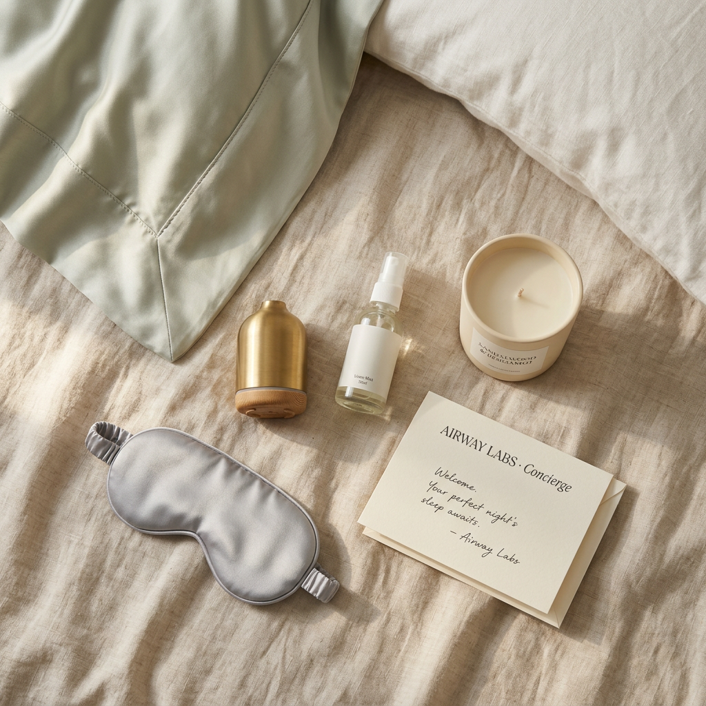 Concierge Bedroom Sleep Reset — Curated by Airway Labs