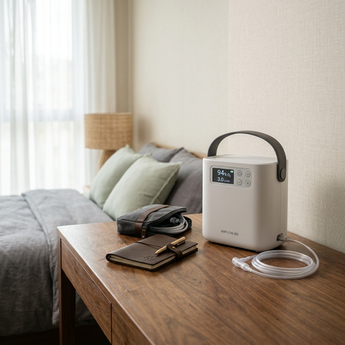 Bedside Oxygen Concentrator — Travel Edition