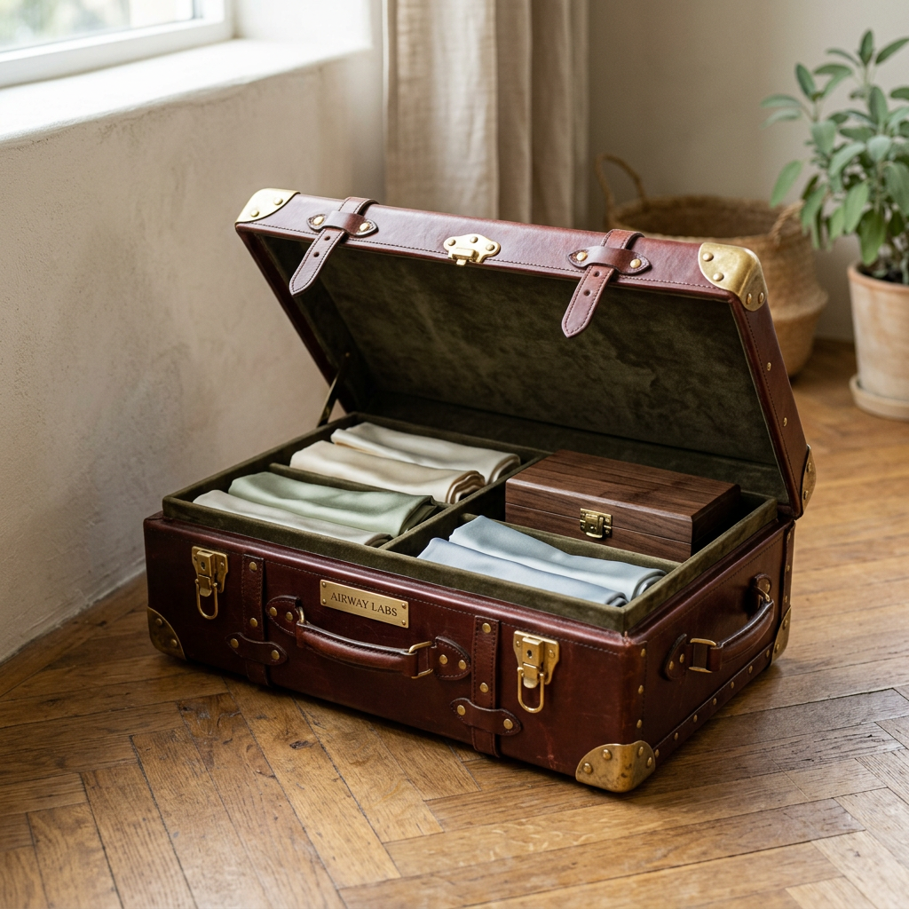 Hand-Built Italian Leather Sleep Trunk