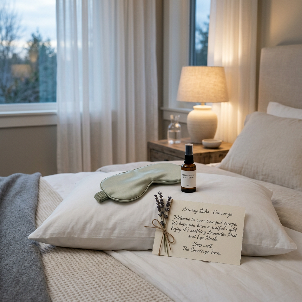 Concierge Hotel Sleep Reset — Delivered to Your Room