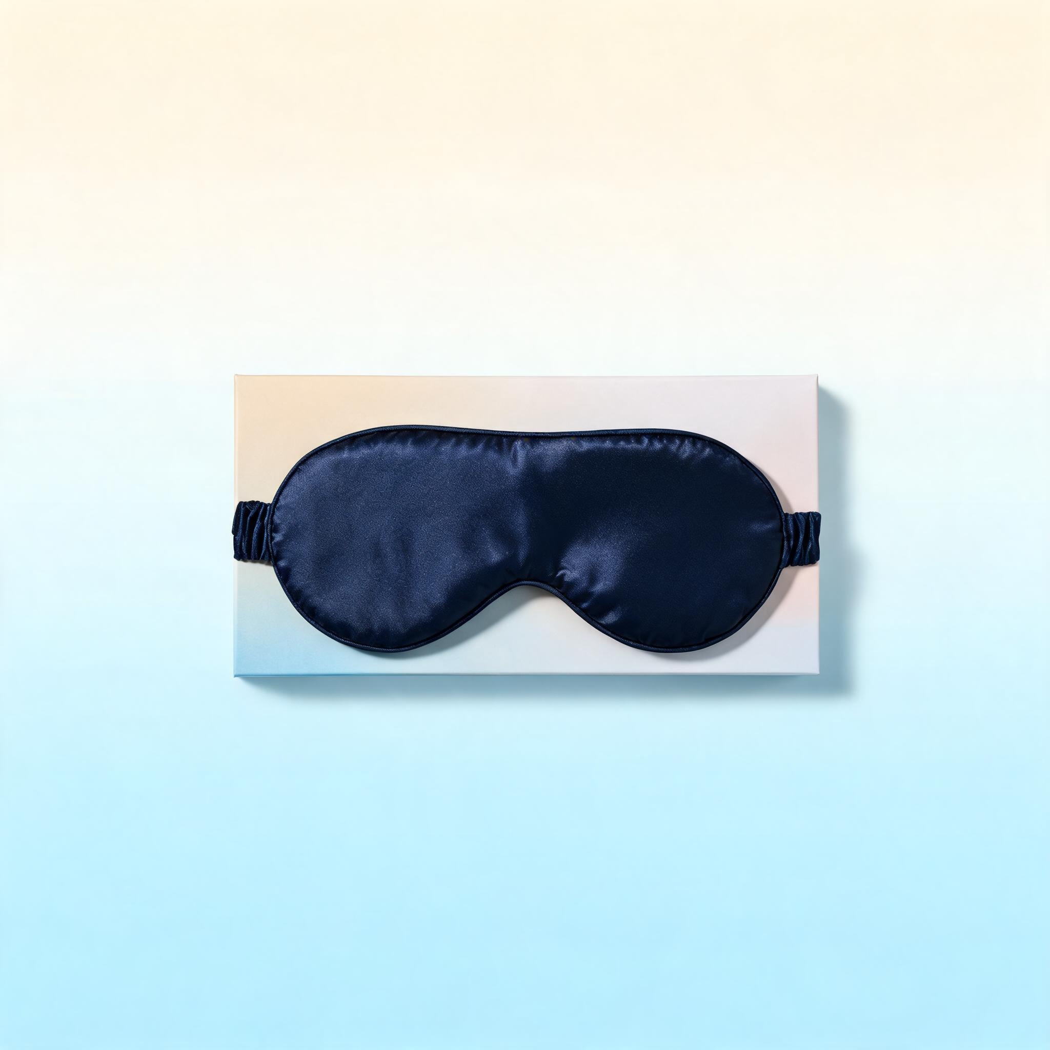 Contoured Silk Sleep Mask — Midnight