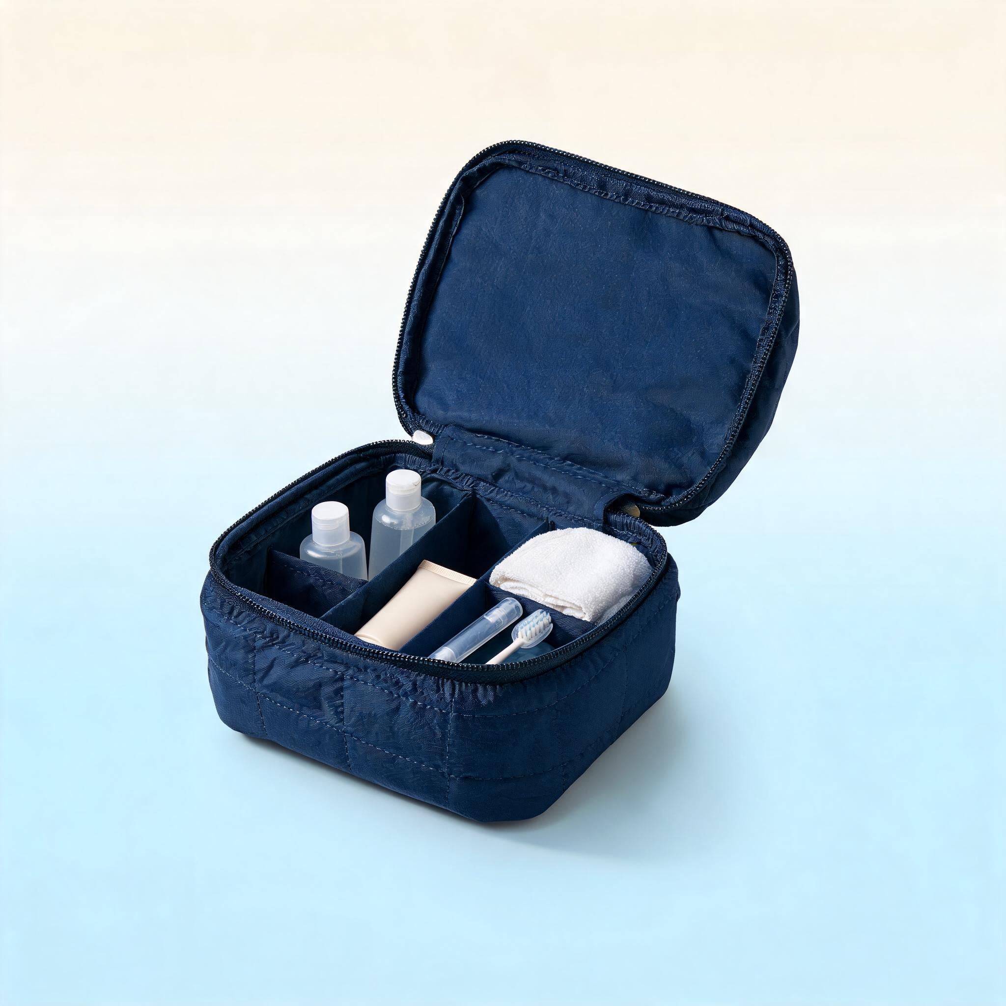 Compression Toiletry Cube — Sleep & Care